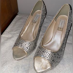 Touch ups rhinestone heels